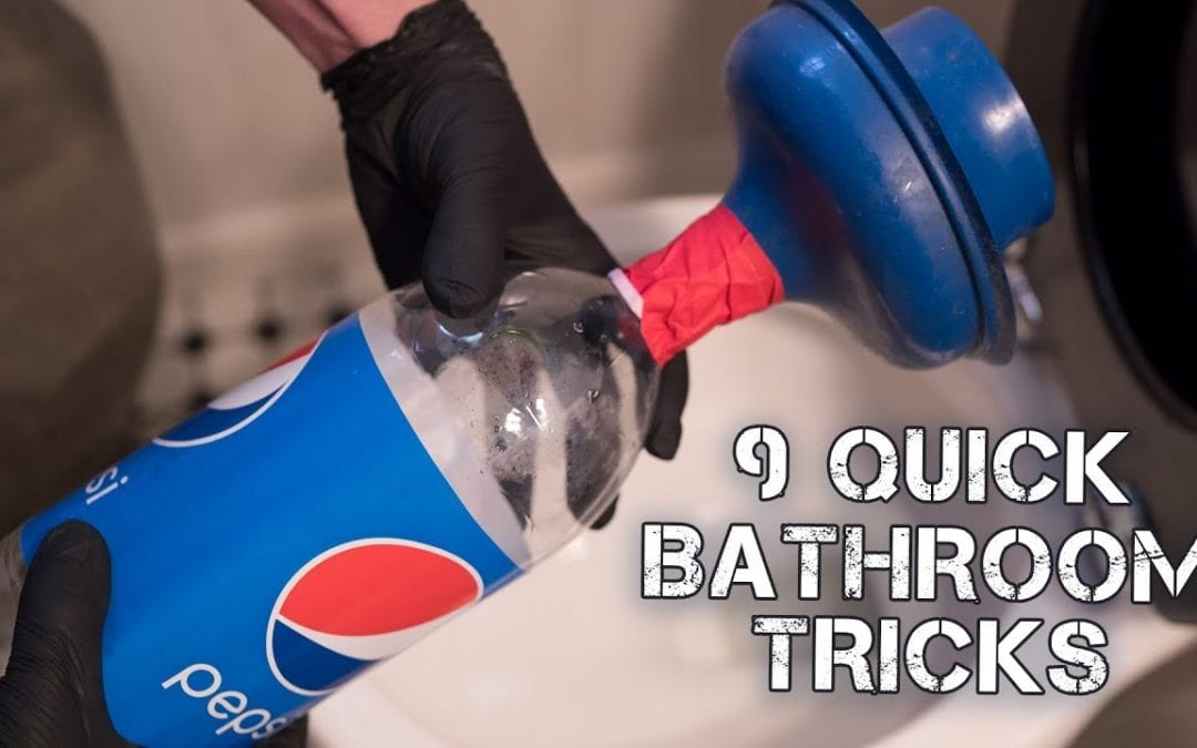 9 Super Quick Bathroom Tricks