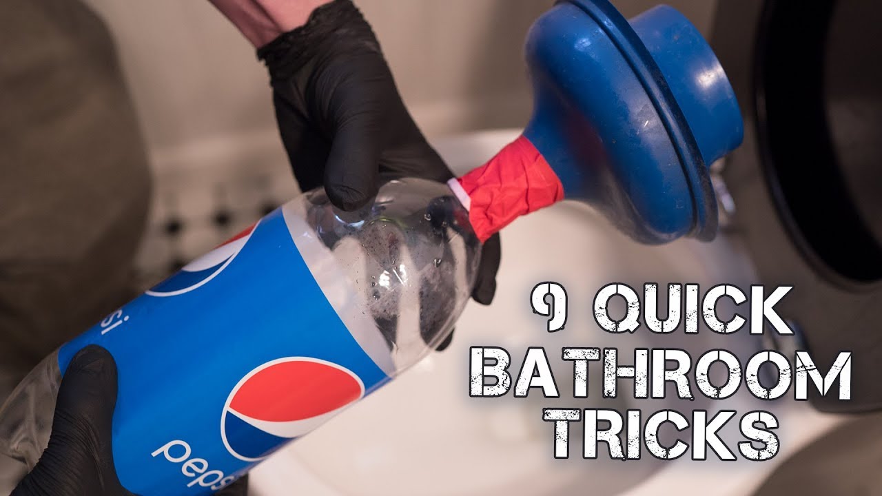9 Super Quick Bathroom Tricks