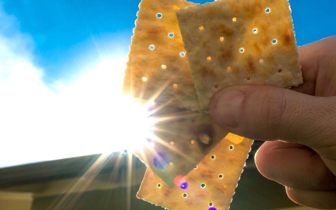 How to View the Solar Eclipse with a Saltine Cracker!
