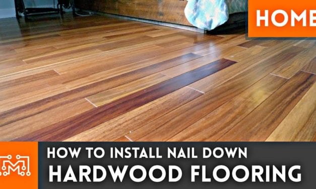 How to install hardwood flooring (Nail down) // Home Renovation