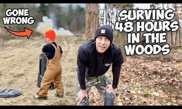 48 Hours in The Woods!!